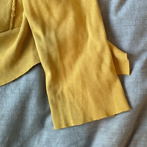 Frank & Eileen Mustard Yellow Hoodie Sweatshirt - Picture 5 of 11